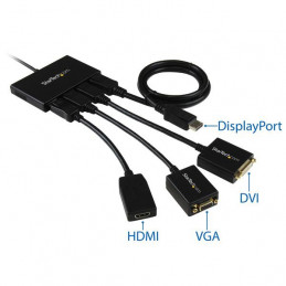 StarTech.com MSTDP124DP videohaaroitin DisplayPort 4x DisplayPort