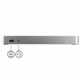 StarTech.com MST30C2HHPDU kannettavien tietokoneiden telakka ja porttitoistin Langallinen USB 3.2 Gen 1 (3.1 Gen 1) Type-C