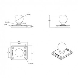 RAM Mounts RAM-B-347U asennussarja