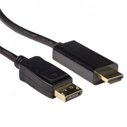 ACT AK3990 videokaapeli-adapteri 1,8 m DisplayPort HDMI Musta