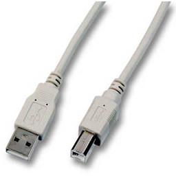EFB Elektronik 1.8m, USB A - USB B, M M USB-kaapeli 1,8 m USB 2.0 Harmaa