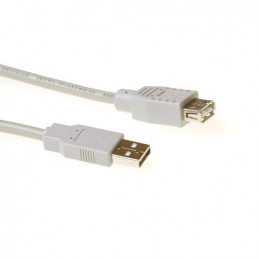 ACT SB2200 USB-kaapeli 1,8 m USB 2.0 USB A Norsunluu