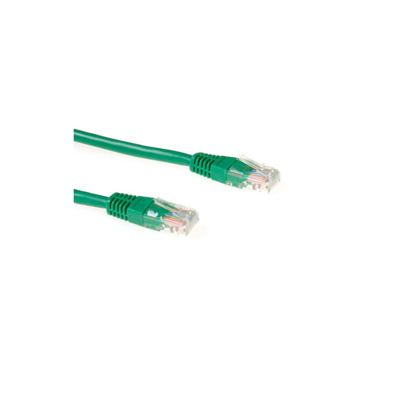 ACT IB8700 verkkokaapeli Vihreä 0,5 m Cat6