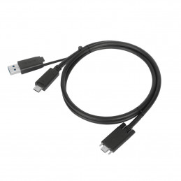 Targus ACC1133GLX USB-kaapeli 1 m USB 3.2 Gen 1 (3.1 Gen 1) USB C Musta