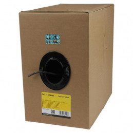 StarTech.com WIR5ECMRBK verkkokaapeli Musta 304,9 m Cat5e U UTP (UTP)