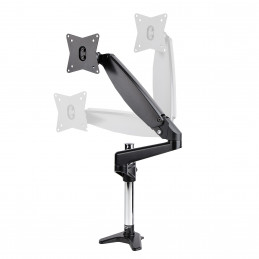 StarTech.com ARMPIVOTE2 monitorin kiinnike ja jalusta 124,5 cm (49") Musta Vastaanotto