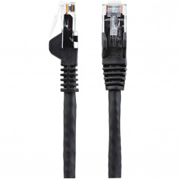 StarTech.com N6LPATCH10MBK verkkokaapeli Musta 10 m Cat6 U UTP (UTP)