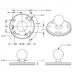 RAM Mounts RAM-B-202U asennussarja