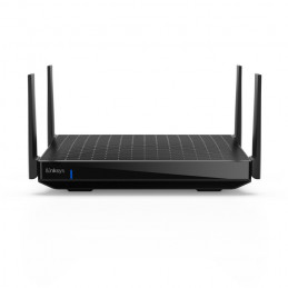 Linksys Hydra Pro 6E langaton reititin Gigabitti Ethernet Kolmikaista (2,4 GHz 5 GHz 6 GHz) Musta