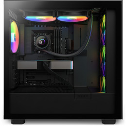 NZXT Kraken 280 RGB Suoritin All-in-one-nesteenjäähdytin 14 cm Musta 1 kpl