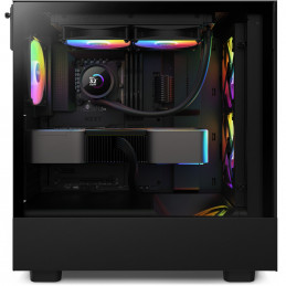 NZXT Kraken 240 RGB Suoritin All-in-one-nesteenjäähdytin 12 cm Musta 1 kpl