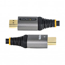 StarTech.com HDMM21V4M HDMI-kaapeli 4 m HDMI-tyyppi A (vakio) Musta, Harmaa