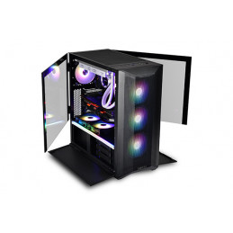 Lian Li LANCOOL II MESH RGB Midi Tower Musta, Läpinäkyvä