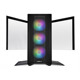 Lian Li LANCOOL II MESH RGB Midi Tower Musta, Läpinäkyvä