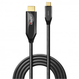 Lindy 43367 videokaapeli-adapteri 1 m USB Type-C HDMI-tyyppi A (vakio) Musta