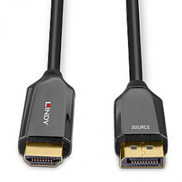 Lindy 40932 videokaapeli-adapteri 3 m DisplayPort HDMI Musta