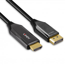 Lindy 40931 videokaapeli-adapteri 2 m HDMI-tyyppi A (vakio) DisplayPort Musta