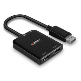 Lindy 38433 videokaapeli-adapteri DisplayPort 2 x HDMI