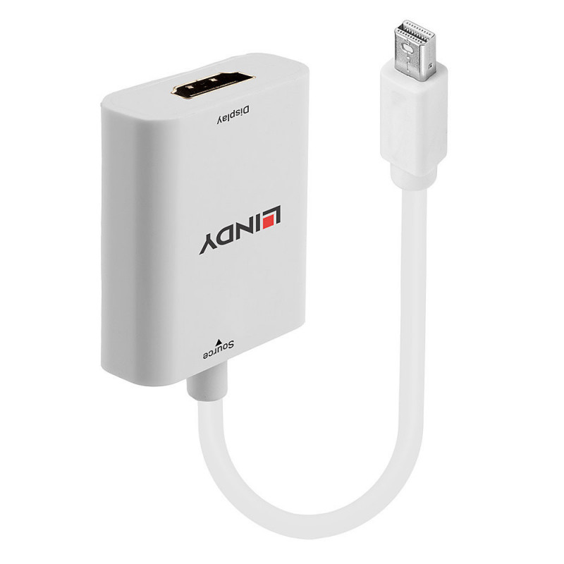 Lindy 41069 videokaapeli-adapteri Mini DisplayPort HDMI-tyyppi A (vakio) Valkoinen