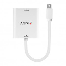 Lindy 41069 videokaapeli-adapteri Mini DisplayPort HDMI-tyyppi A (vakio) Valkoinen