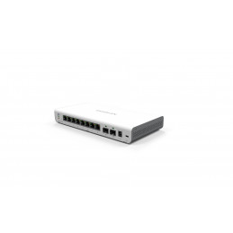 NETGEAR GC110P Hallittu Gigabit Ethernet (10 100 1000) Power over Ethernet -tuki Harmaa