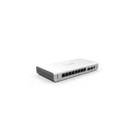 NETGEAR GC110P Hallittu Gigabit Ethernet (10 100 1000) Power over Ethernet -tuki Harmaa