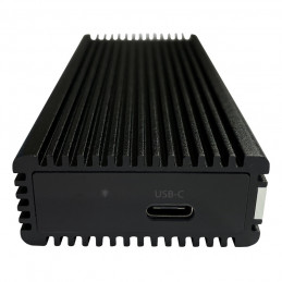 LC-Power LC-M2-C-MULTI-RGB tallennusaseman kotelo SSD-kotelo Alumiini, Musta M.2