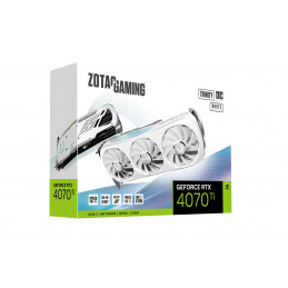 Zotac GeForce RTX 4070 Ti Trinity OC White Edition NVIDIA 12 GB GDDR6X