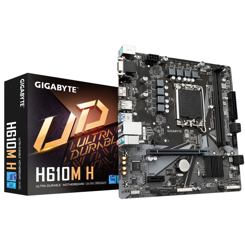 Gigabyte H610M H (rev. 1.0) Intel H610 Express LGA 1700 mikro ATX