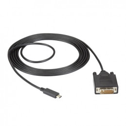 Black Box VA-USBC31-DVID-003 videokaapeli-adapteri 0,9 m USB Type-C DVI-D Musta