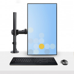 StarTech.com A-LAPTOP-DESK-MOUNT kannettavan tietokoneen teline Kannettavan tietokoneen varsiteline Musta 86,4 cm (34")