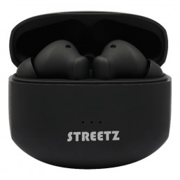 Deltaco TWS-116 kuulokkeet ja kuulokemikrofoni True Wireless Stereo (TWS) In-ear Puhelut Musiikki Bluetooth Musta