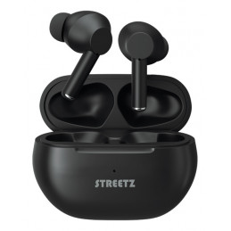 Deltaco TWS-117 kuulokkeet ja kuulokemikrofoni True Wireless Stereo (TWS) In-ear Puhelut Musiikki Bluetooth Musta