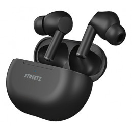 Deltaco TWS-117 kuulokkeet ja kuulokemikrofoni True Wireless Stereo (TWS) In-ear Puhelut Musiikki Bluetooth Musta