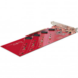 StarTech.com QUAD-M2-PCIE-CARD-B liitäntäkortti -sovitin Sisäinen M.2