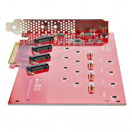 StarTech.com QUAD-M2-PCIE-CARD-B liitäntäkortti -sovitin Sisäinen M.2