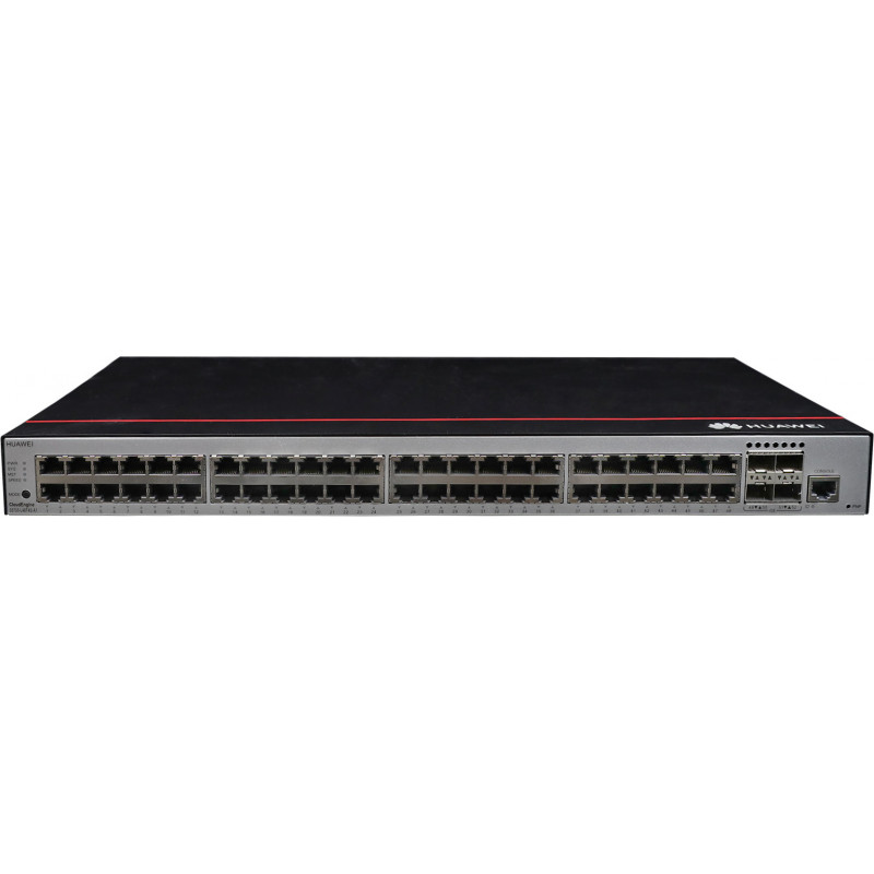 Huawei CloudEngine S5735-L48T4S-A1 Hallittu L2 Gigabit Ethernet (10 100 1000) Power over Ethernet -tuki 1U Musta, Harmaa