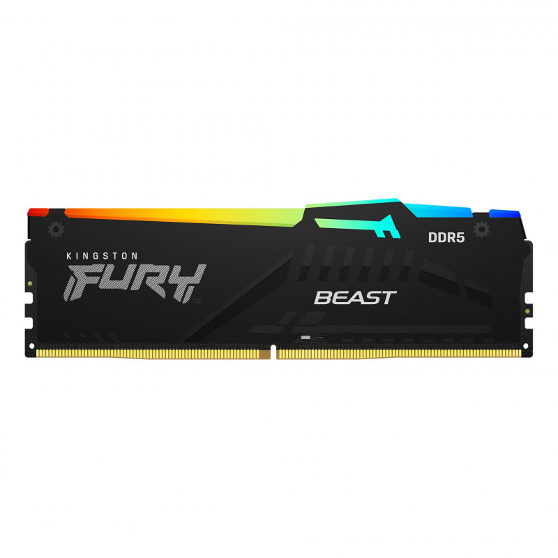 Kingston Technology FURY Beast RGB muistimoduuli 128 GB 4 x 32 GB DDR5 5600 MHz