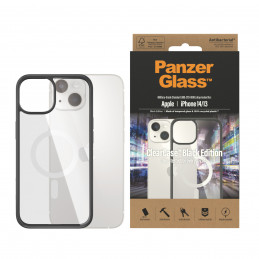 PanzerGlass MAGSAFE CLEARCASE BLACK FRAME APPLE IPHONE 2022 6. matkapuhelimen suojakotelo Suojus Läpinäkyvä