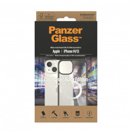 PanzerGlass MAGSAFE CLEARCASE BLACK FRAME APPLE IPHONE 2022 6. matkapuhelimen suojakotelo Suojus Läpinäkyvä