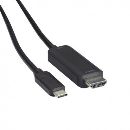 Black Box VA-USBC31-HDR4K-003 kaapelin sukupuolenvaihtaja USB-C HDMI Musta