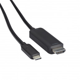 Black Box VA-USBC31-HDR4K-006 videokaapeli-adapteri 1,8 m USB Type-C HDMI Musta