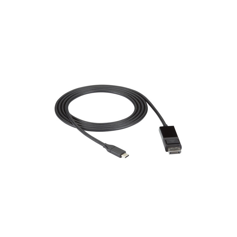 Black Box VA-USBC31-DP12-003 videokaapeli-adapteri 0,9 m USB Type-C DisplayPort Musta