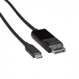 Black Box VA-USBC31-DP12-003 videokaapeli-adapteri 0,9 m USB Type-C DisplayPort Musta