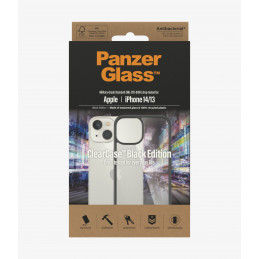 PanzerGlass ClearCase matkapuhelimen suojakotelo 15,5 cm (6.1") Musta, Läpinäkyvä