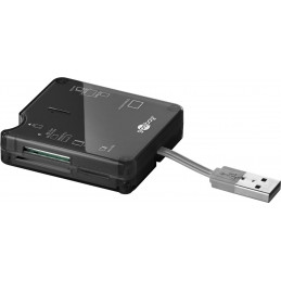 Goobay 95674 kortinlukija USB 2.0 Musta