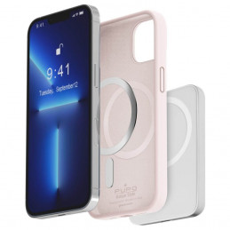 PURO Icon Mag matkapuhelimen suojakotelo 17 cm (6.7") Suojus Vaaleanpunainen