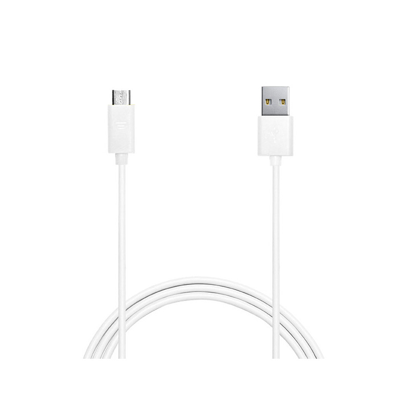 PURO MICROUSBCABLEC2 USB-kaapeli 1 m USB 2.0 USB A Micro-USB A Valkoinen