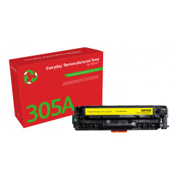 Everyday Keltainen -värikasetti Xeroxilta, HP CE412A -yhteensopiva, 2600 sivua- (006R03805)
