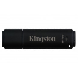 Kingston Technology DataTraveler 4000G2 with Management 64GB USB-muisti USB A-tyyppi 3.2 Gen 1 (3.1 Gen 1) Musta